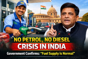 Government clarifies there is no petrol diesel crisis in India and fuel supply remains normal at petrol pumps across the country.