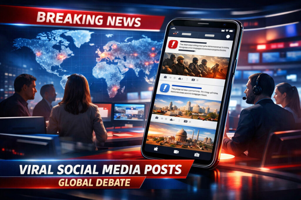 Viral Social Media Posts sparking global debate about migration and security