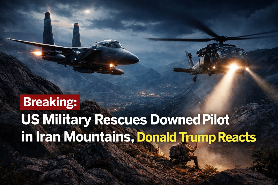 US Military Rescues Downed Pilot in Iran Mountains rescue mission