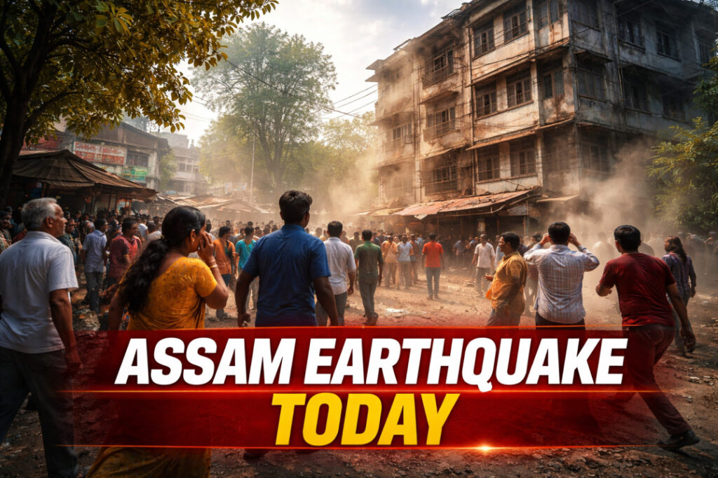 Assam Earthquake Today in Silchar Cachar district