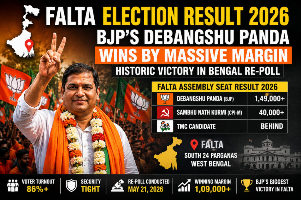 Falta Election Result 2026 BJP Debangshu Panda Historic Victory Feature Image