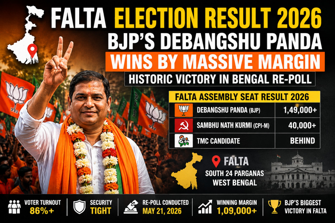 Falta Election Result 2026 BJP Debangshu Panda Historic Victory Feature Image