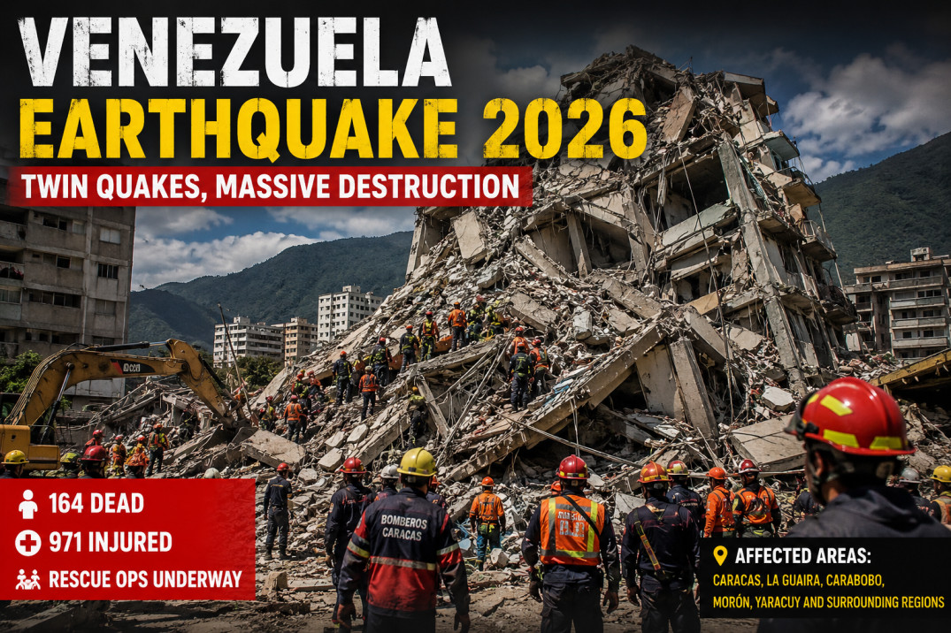 Venezuela Earthquake 2026 rescue operation in Caracas
