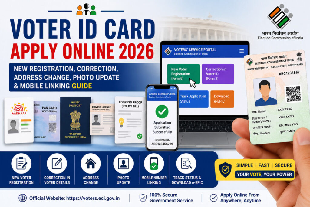 Voter ID Card Apply Online 2026