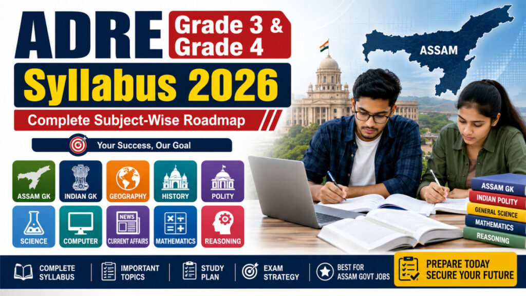 ADRE Grade 3 and Grade 4 Syllabus 2026