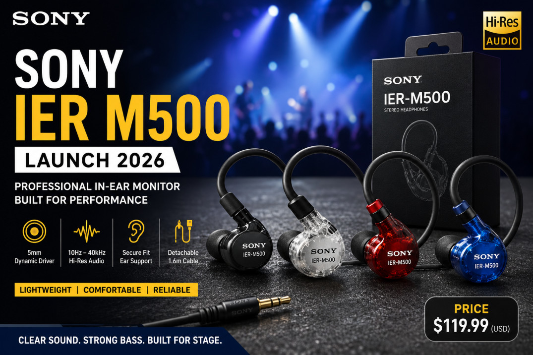Sony IER M500 wired in-ear monitor
